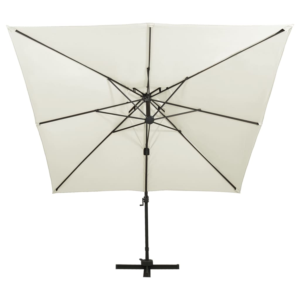 Zwevende Parasol Met Dubbele Bovenkant Kleur