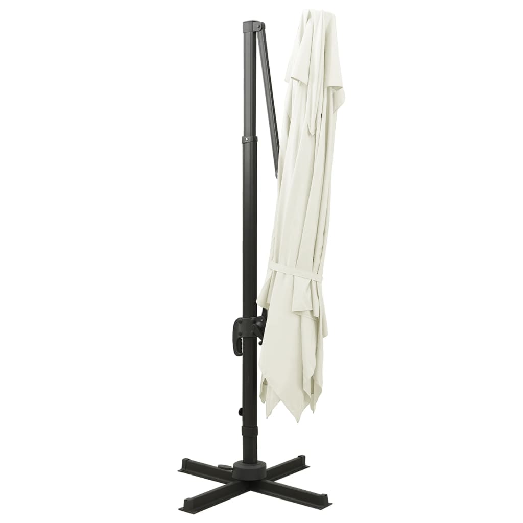 Zwevende Parasol Met Dubbele Bovenkant Kleur