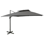 Zwevende Parasol Met Dubbele Bovenkant Kleur