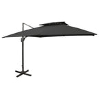 Zwevende Parasol Met Dubbele Bovenkant Kleur