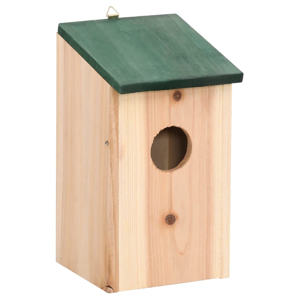 Vogelhuisjes 12X12X22 Cm Massief Vurenhout