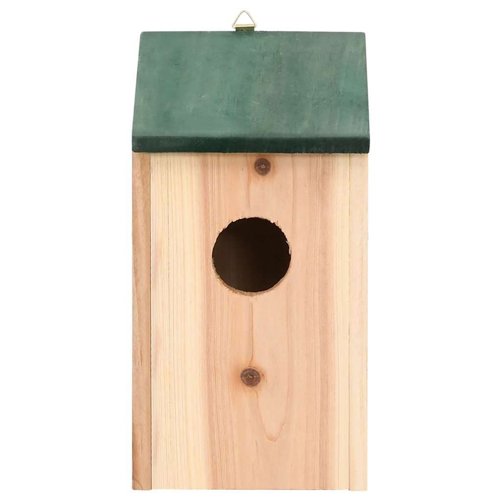 Vogelhuisjes 12X12X22 Cm Massief Vurenhout