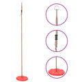Schotelschommel 200 Cm Rood