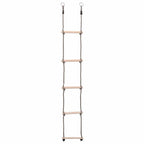 Ladder Met 5 Sporten 210 Cm Massief Grenenhout