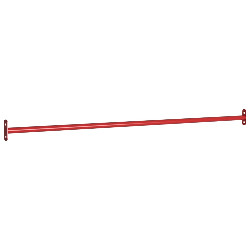 Rekstok 125 Cm Staal Rood