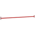 Rekstok 125 Cm Staal Rood