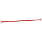 Rekstok 125 Cm Staal Rood