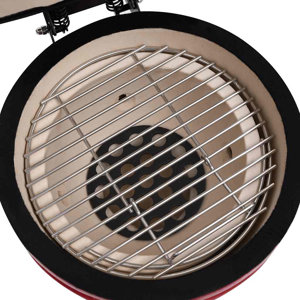 Kamado Barbecue 2-In-1 56 Cm Keramiek