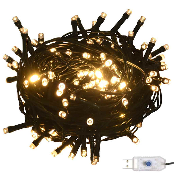 120-Delige Kerstballenset Met Piek En 300 Led's
