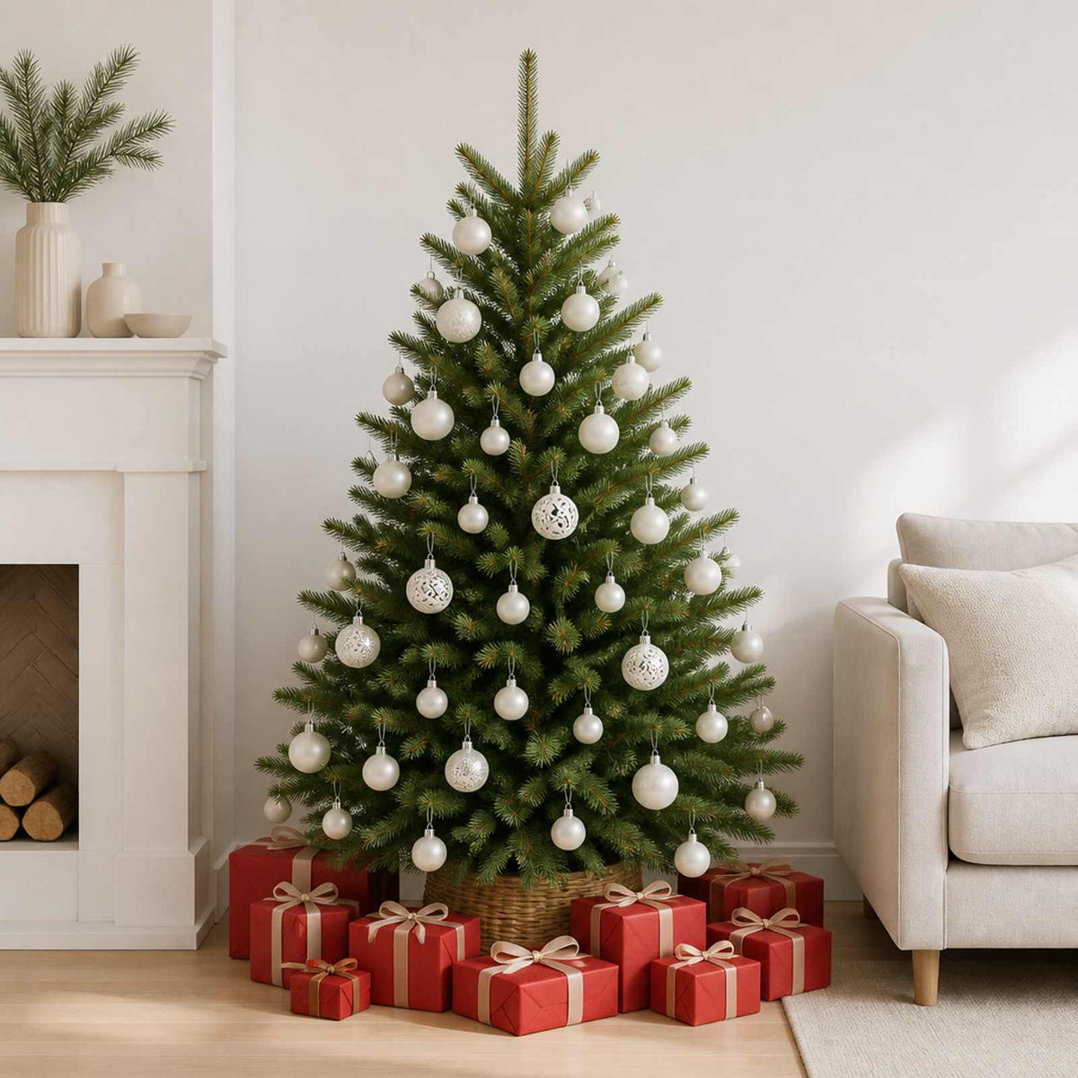 Kerstballen 100 St Zilverkleurig/Goudkleurig