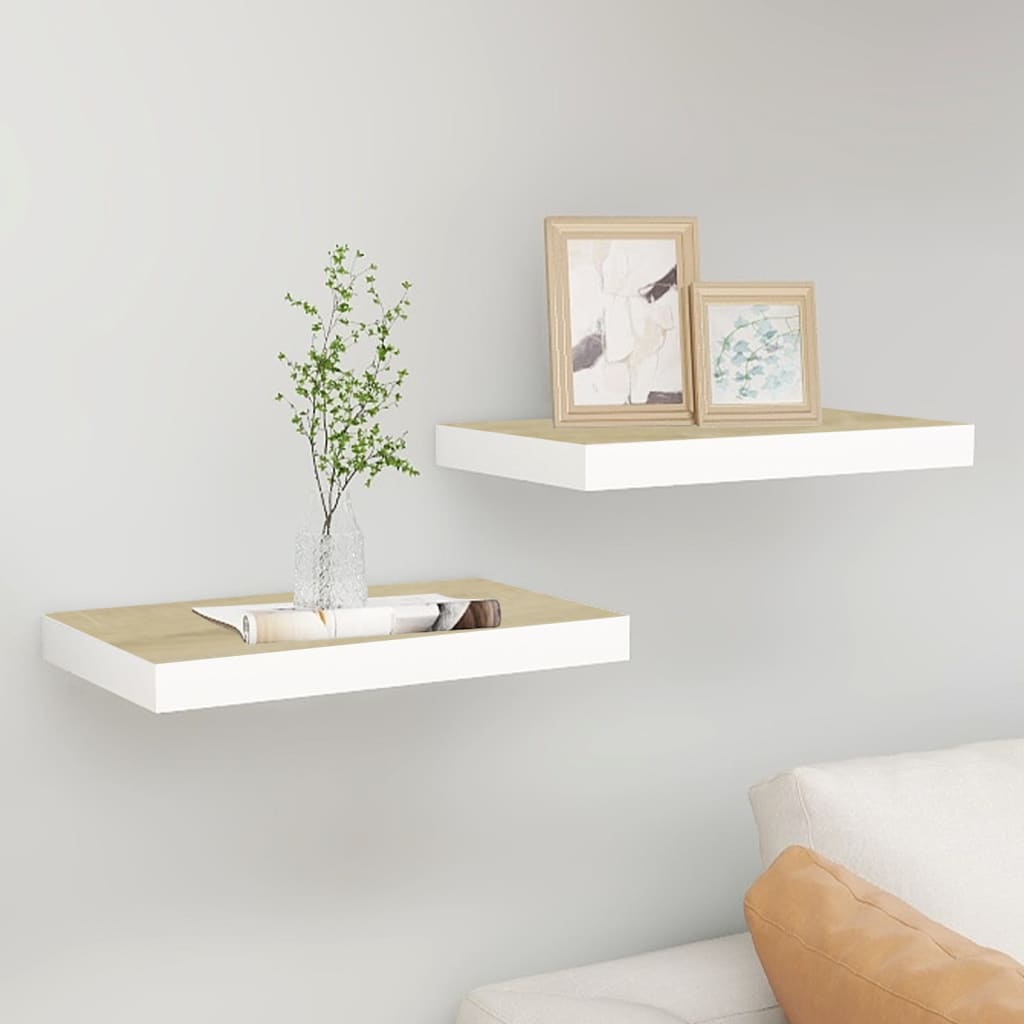 Wandschap Zwevend 23X23,5X3,8 Cm Mdf