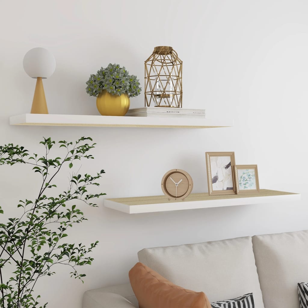 Wandschap Zwevend 23X23,5X3,8 Cm Mdf