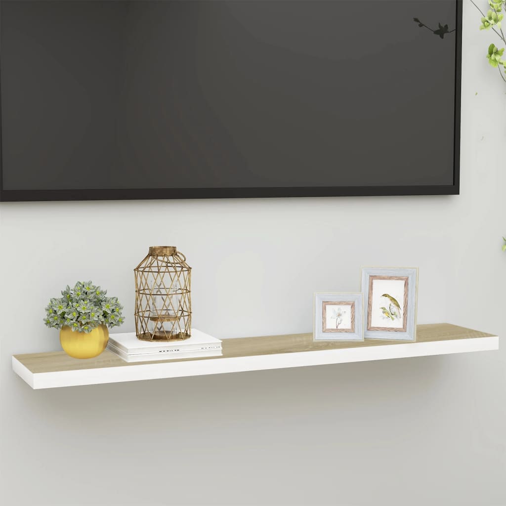 Wandschap Zwevend 23X23,5X3,8 Cm Mdf