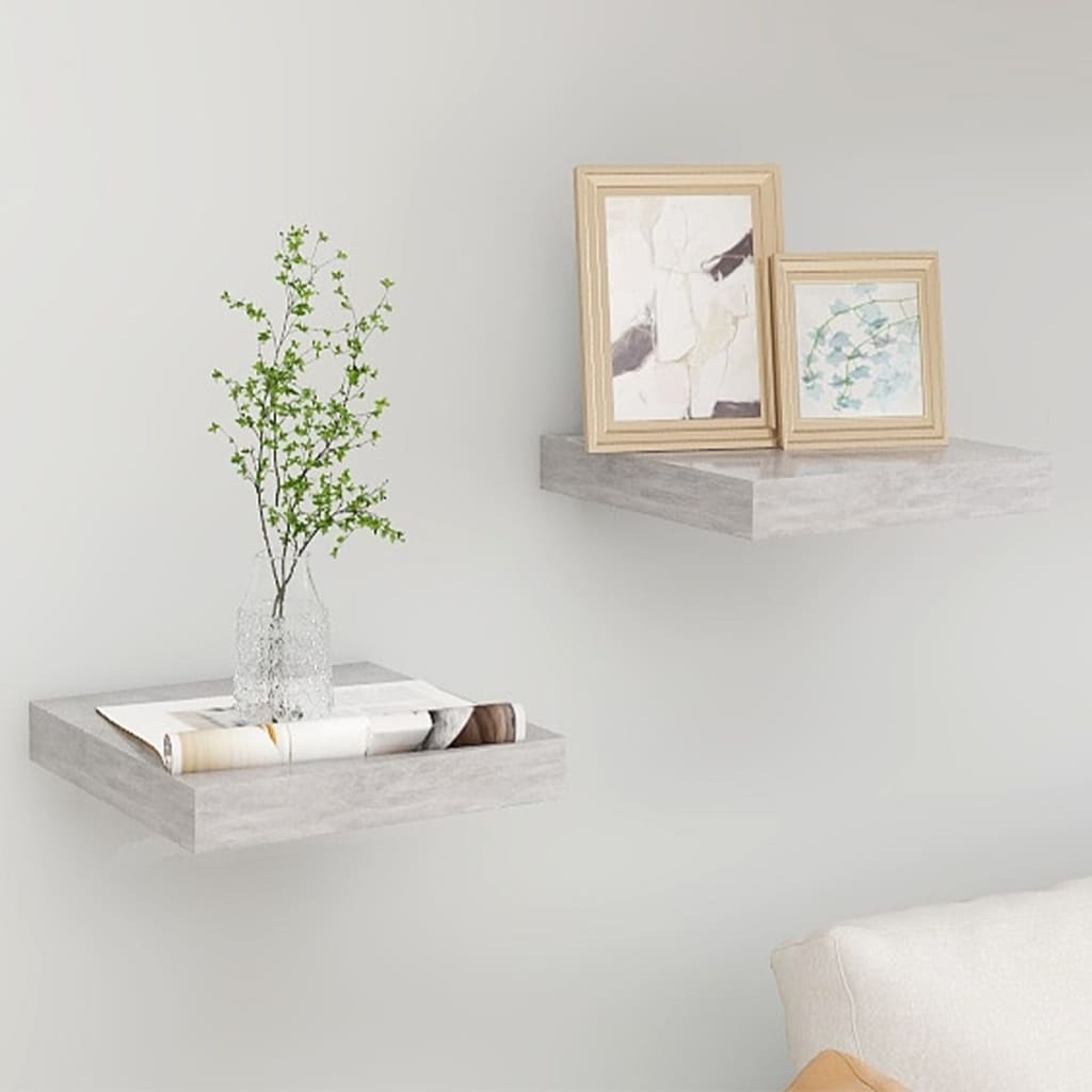 Wandschap Zwevend 23X23,5X3,8 Cm Mdf
