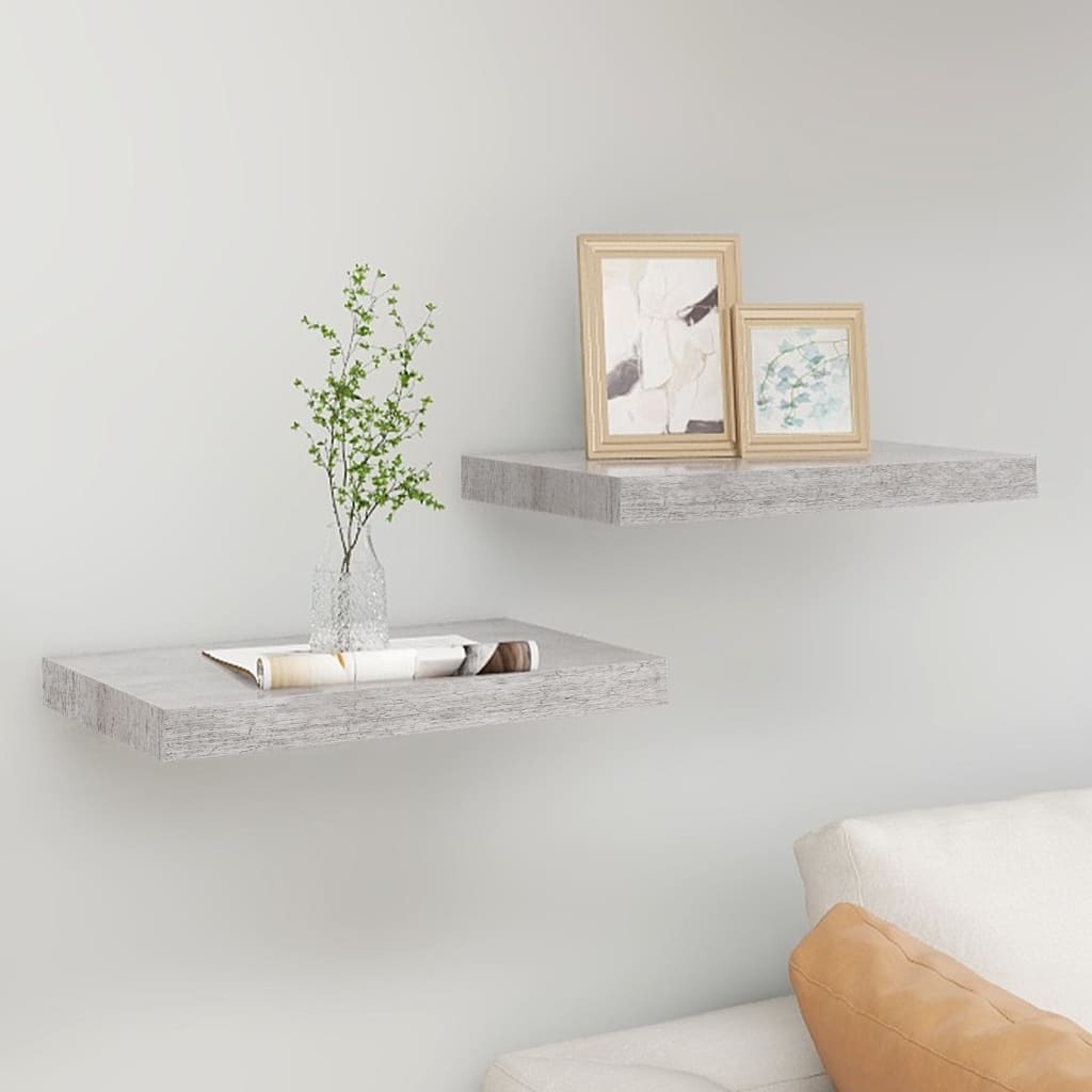 Wandschap Zwevend 23X23,5X3,8 Cm Mdf