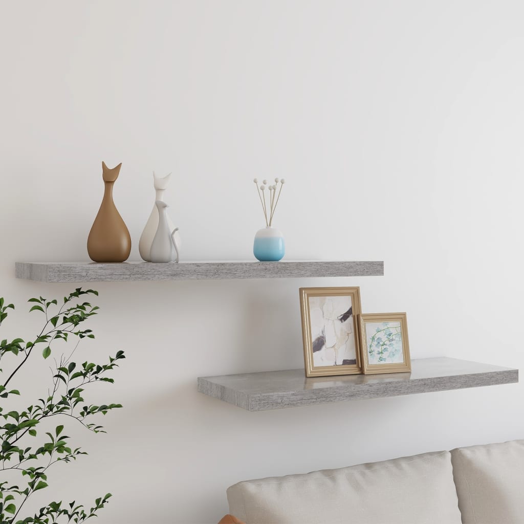 Wandschap Zwevend 23X23,5X3,8 Cm Mdf