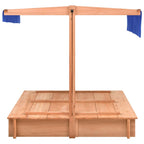 Zandbak Met Dak 112X112X112 Cm Vurenhout