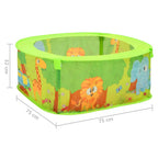 Ballenbak Voor Kinderen Met 50 Ballen 75X75X32 Cm