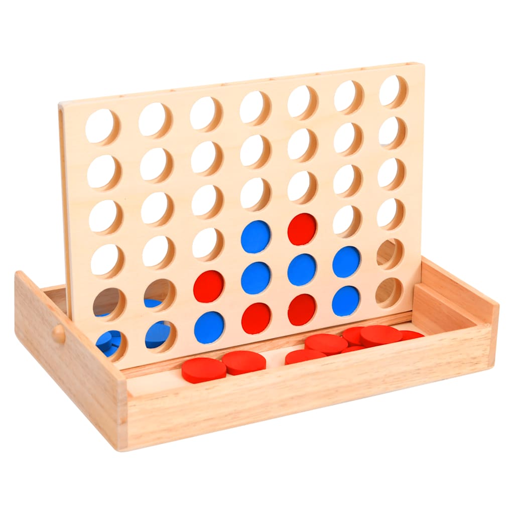 Houten vier op een rij