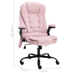 Massagekantoorstoel Fluweel