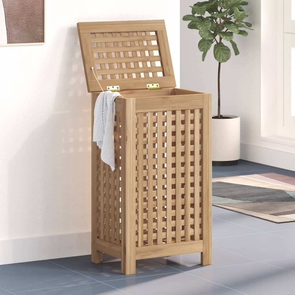 Wasmand Naturel Massief Teakhout