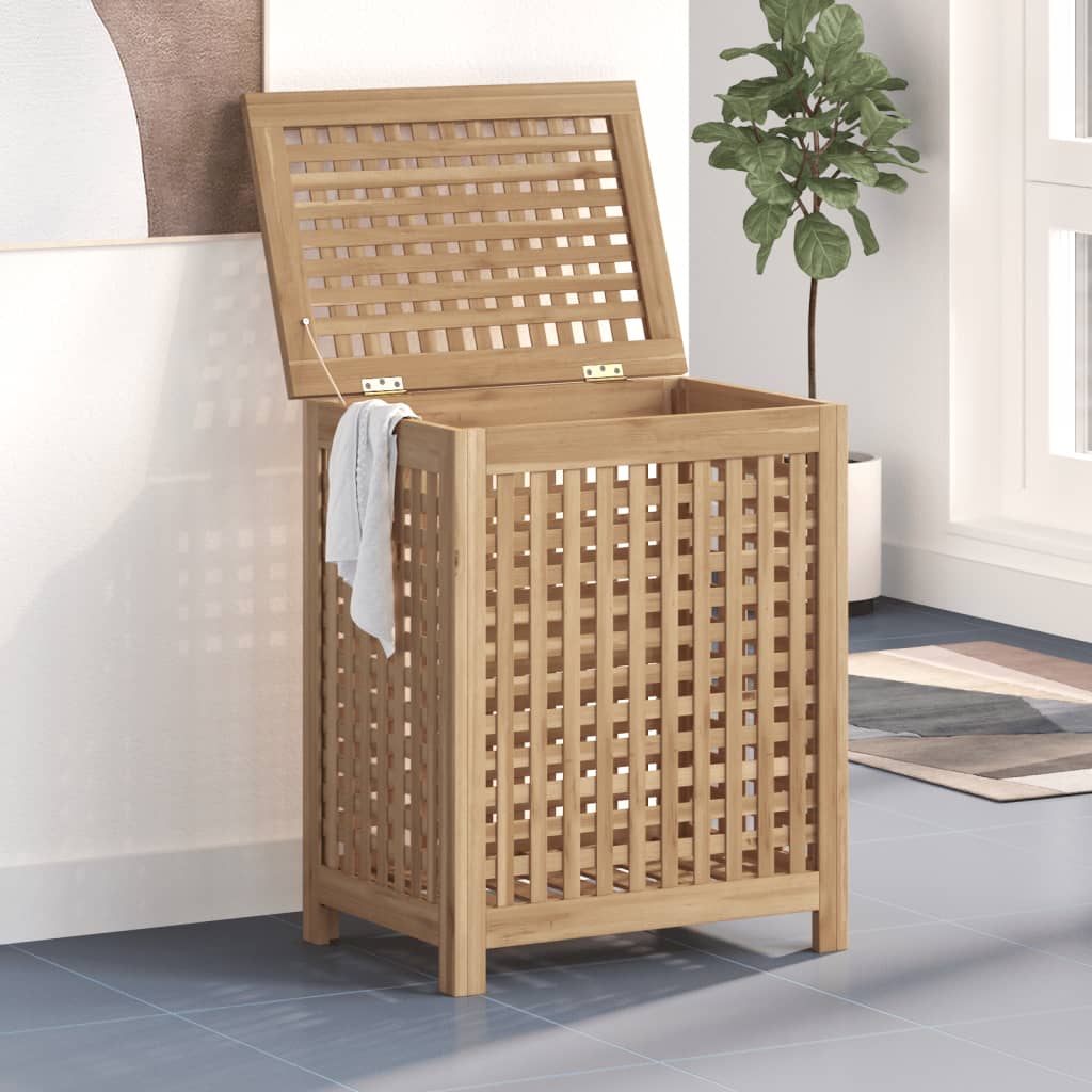 Wasmand Naturel Massief Teakhout