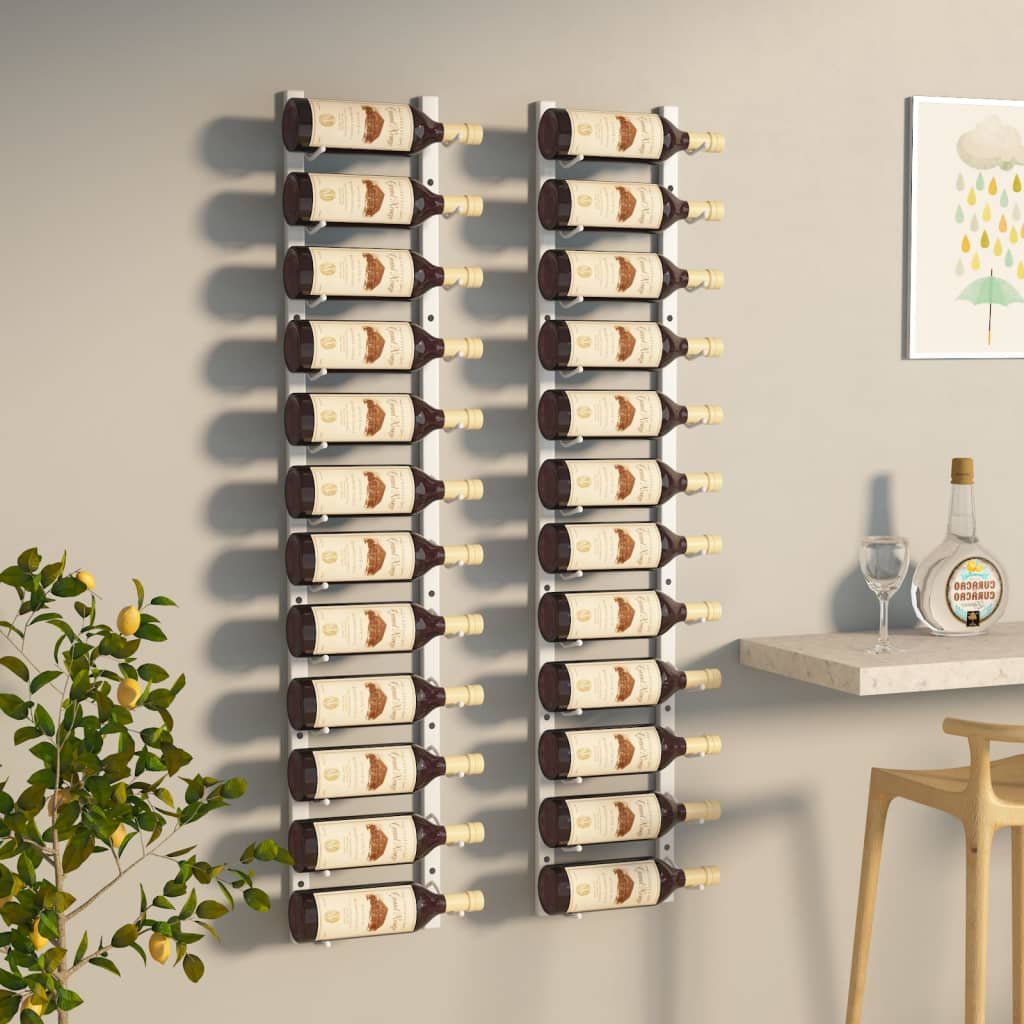 Wijnrek Wandmontage Voor 12 Flessen Ijzer