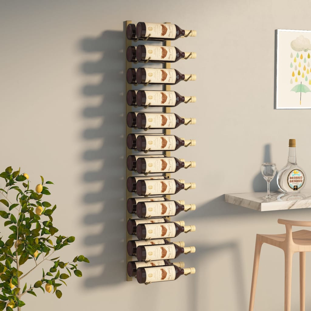 Wijnrek Voor 24 Flessen Wandmontage Ijzer