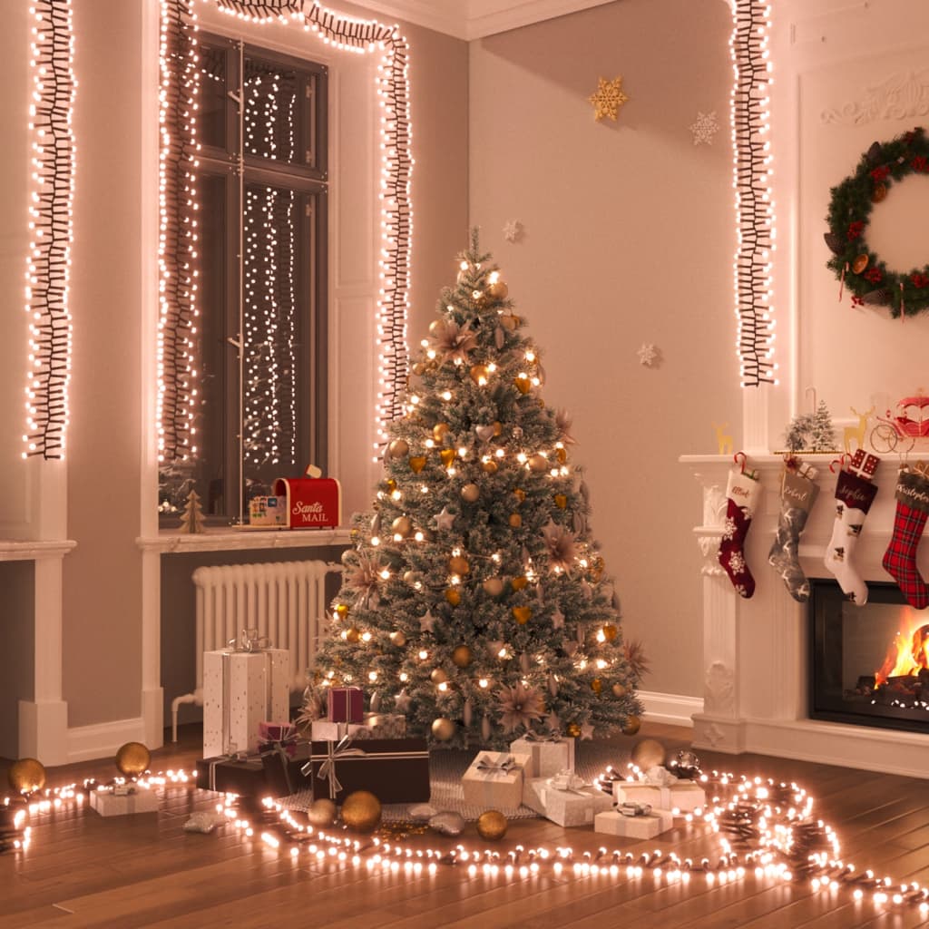 Lichtslinger Cluster Met 2000 Led's Pastel Meerkleurig Pvc