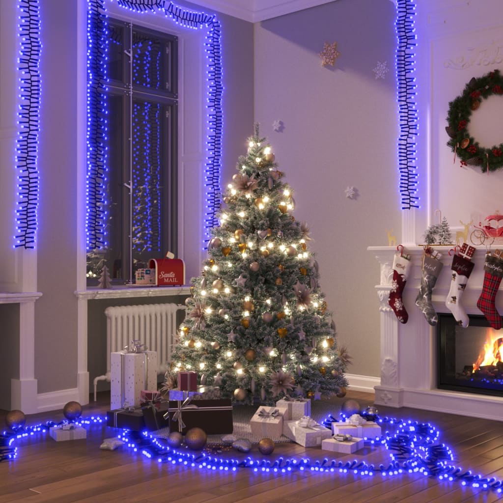 Lichtslinger Cluster Met 2000 Led's Pastel Meerkleurig Pvc
