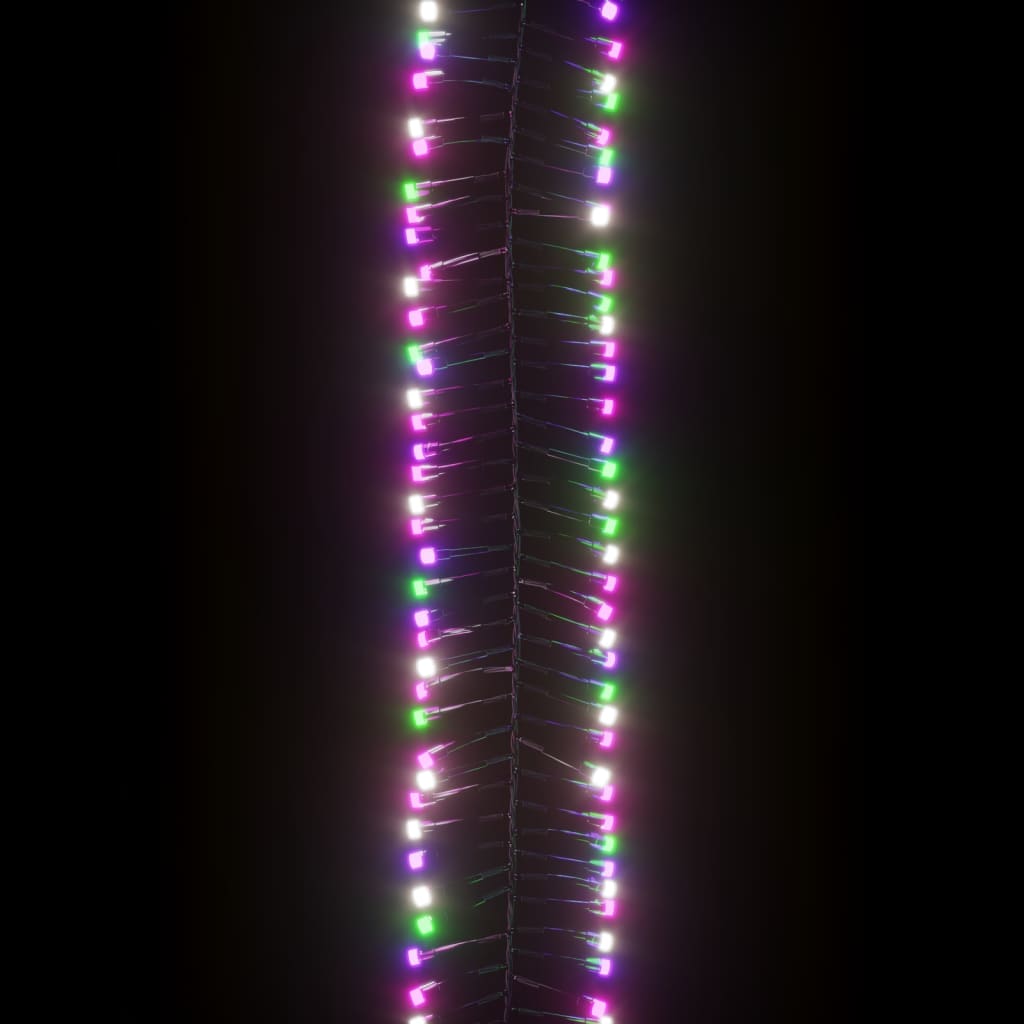 Lichtslinger Cluster Met 2000 Led's Pastel Meerkleurig Pvc