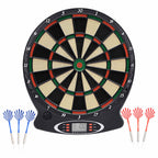 Dartbord Elektrisch Met Darts Polypropeen Zwart