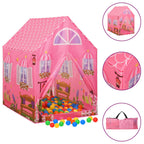 Kinderspeeltent Met 250 Ballen 69X94X104 Cm Roze