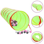 Kinderspeeltunnel Met 250 Ballen 175 Cm Polyester Groen