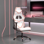 Massage Gamestoel Kunstleer Zwart En Roze