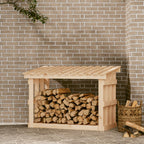 Haardhoutrek 108X64,5X109 Cm Massief Grenenhout