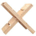 Houtblokhouder 47X39,5X48 Cm Massief Grenenhout