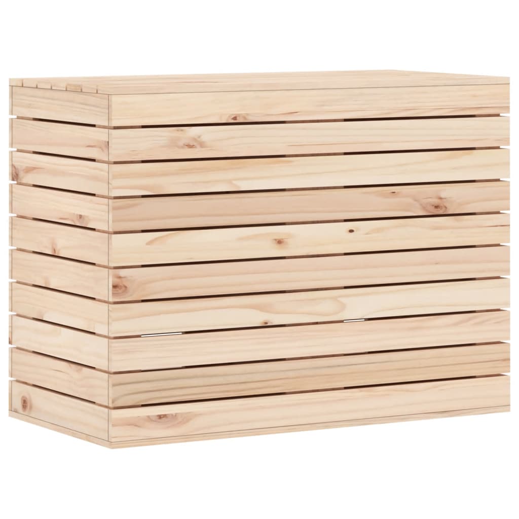 Wasmand 88,5X44X66 Cm Massief Grenenhout