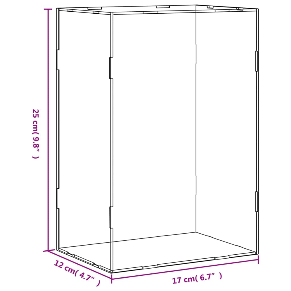 Displaybox Transparant Acryl