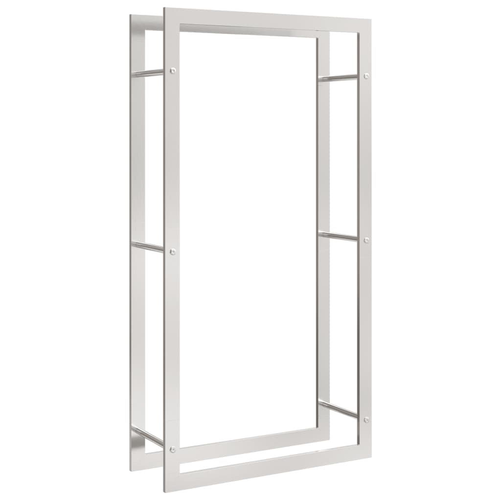 Haardhoutrek 80X28X154 Cm Roestvrij Staal