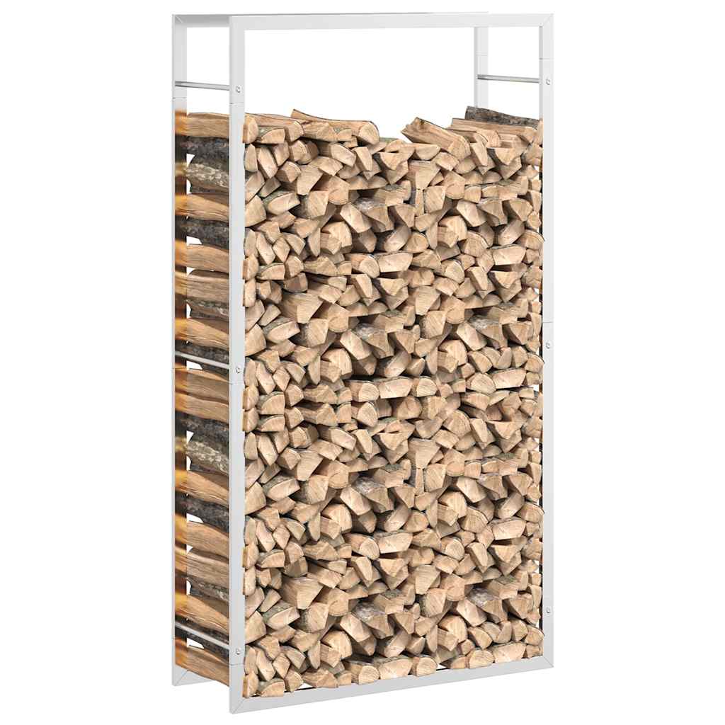 Haardhoutrek 80X28X154 Cm Roestvrij Staal