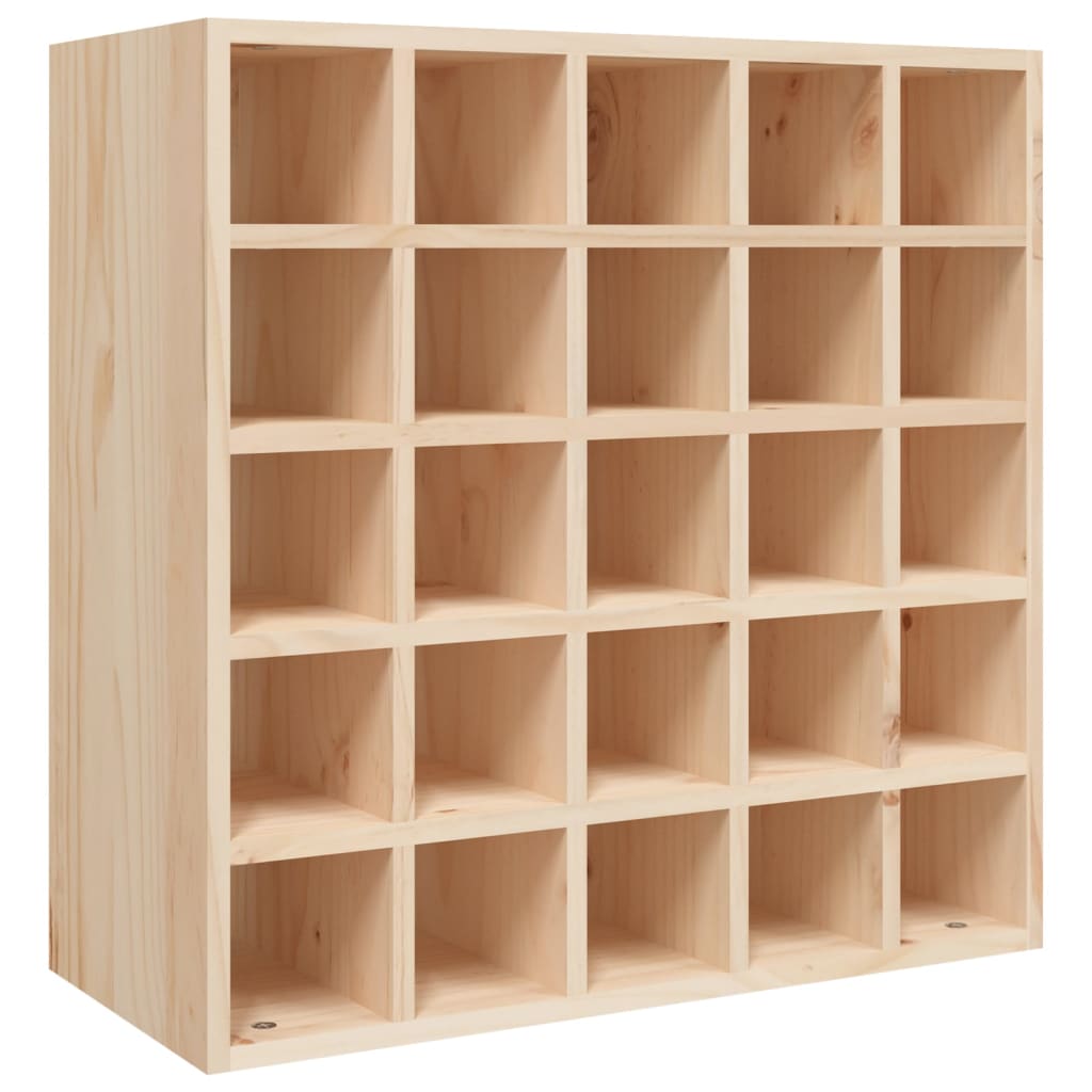 Wijnkast 56X25X56 Cm Massief Grenenhout