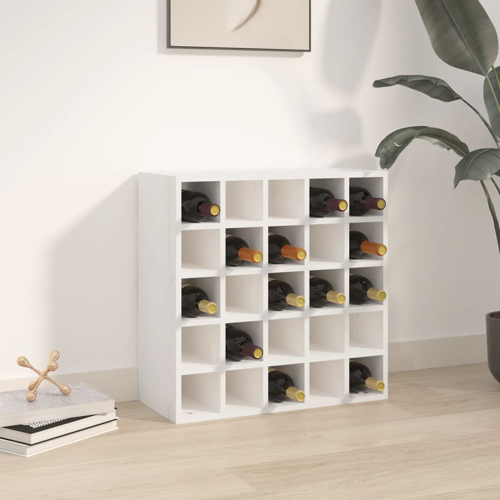Wijnkast 56X25X56 Cm Massief Grenenhout