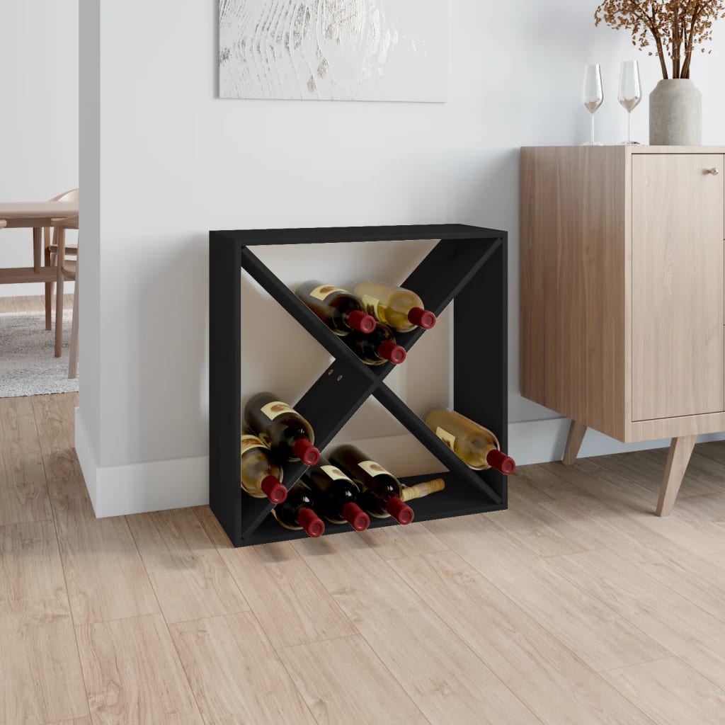 Wijnkast 56X25X56 Cm Massief Grenenhout