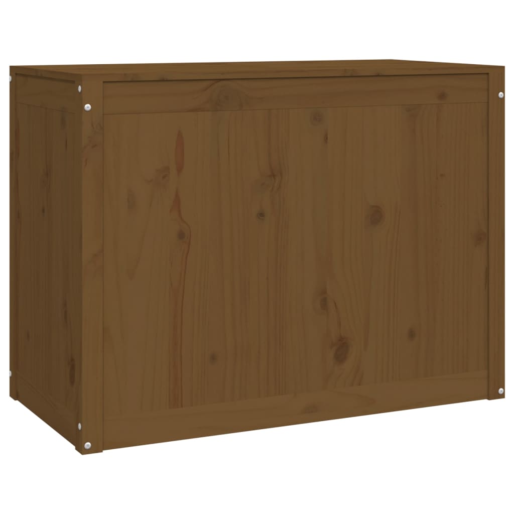 Wasmand 88,5X44X66 Cm Massief Grenenhout