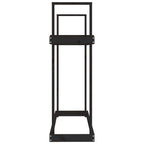Haardhoutrek 110X35X108,5 Cm Massief Grenenhout Zwart