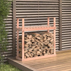 Haardhoutrek 110X35X108,5 Cm Massief Grenenhout Zwart