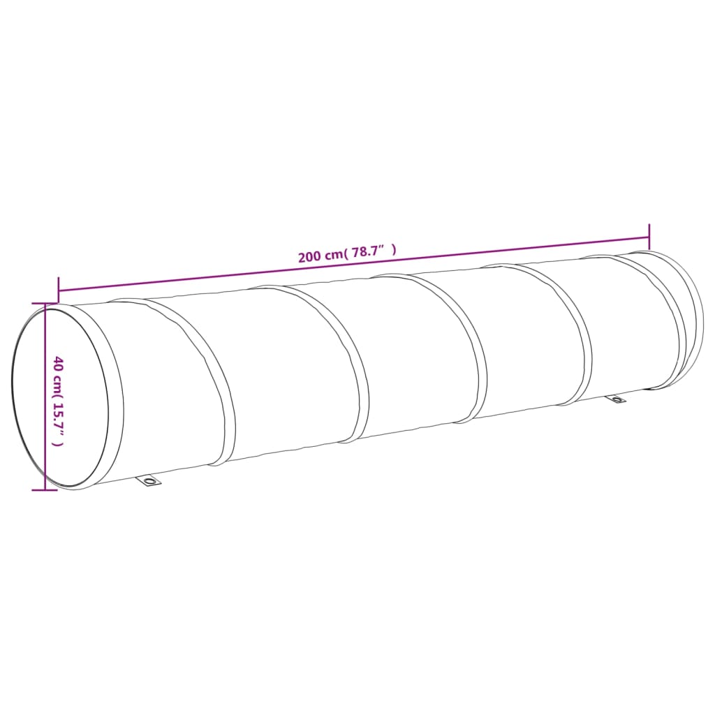 Hondentunnel Polyester Blauw