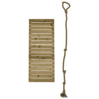 Klimwand Met Touw 44,5X5X108 Cm Geïmpregneerd Grenenhout
