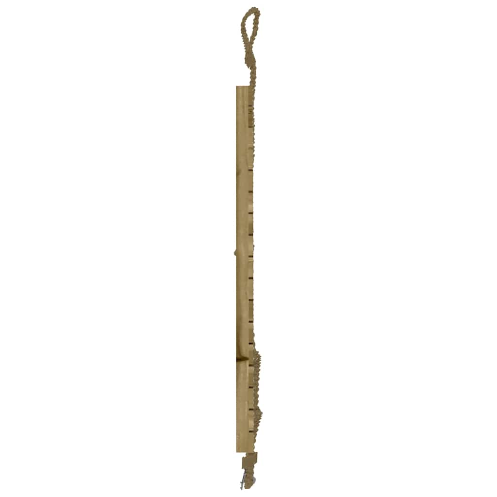 Klimwand Met Touw 44,5X5X108 Cm Geïmpregneerd Grenenhout